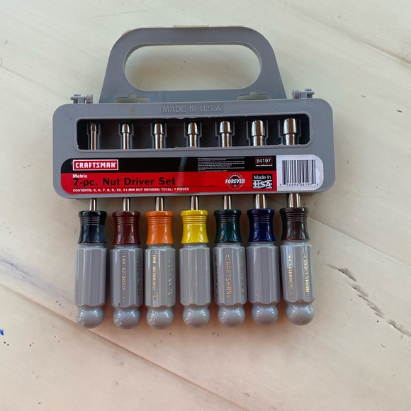 Craftsman Other Craftsman Nut Driver Set 7 Piece Poshmark